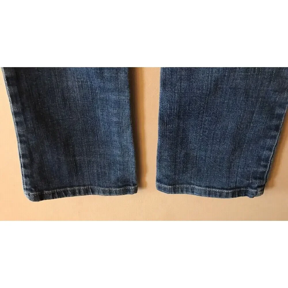 Size 8 Girls Old Navy The Darling Low Rise Boot Cut Jeans Denim Adjustable Waist